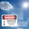 Signmission Asbestos Cancer And Lung Disease Hazard Danger Sign, Vinyl Decal, 14in W x 10in L, 2PK OS-2PACK-DS-D-1014-L-1033 - alternate 8